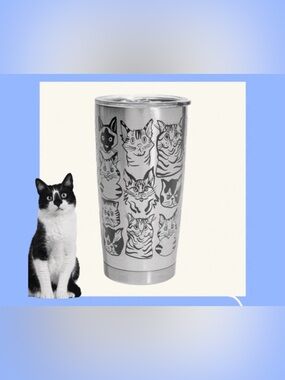 Cat Collage Tumbler